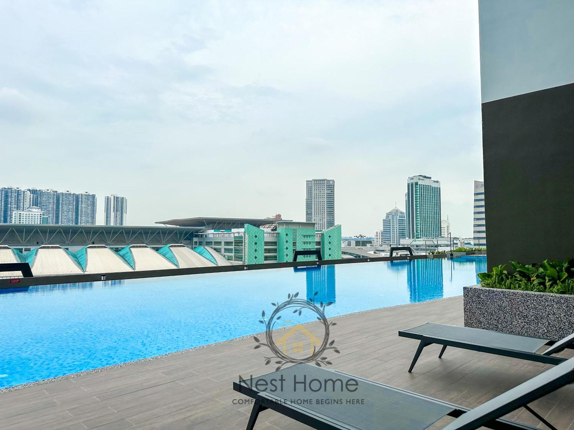Twin Tower Residence By Nest Home【5 Mins Walk To Ciq】 Johor Bahru Exterior foto
